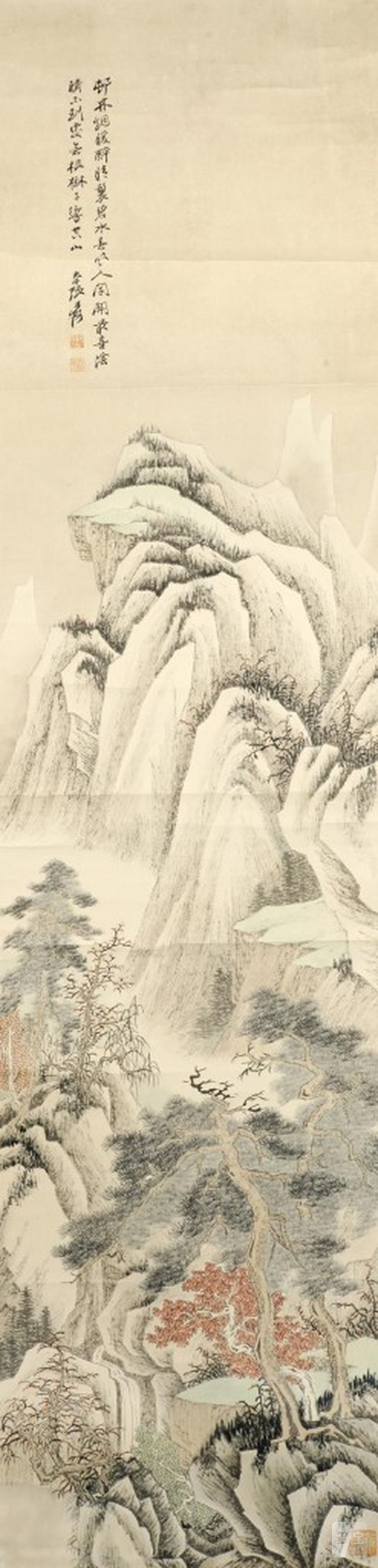    張大千 山水